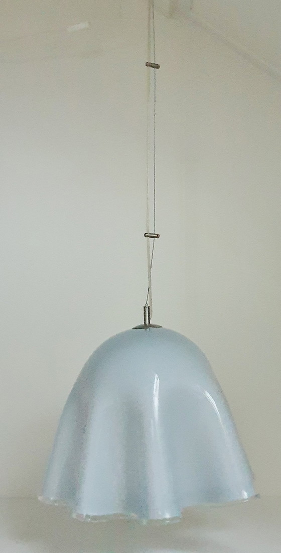 Image 1 of Large Vintage Murano "Fazzoletto" Pendant Lamps