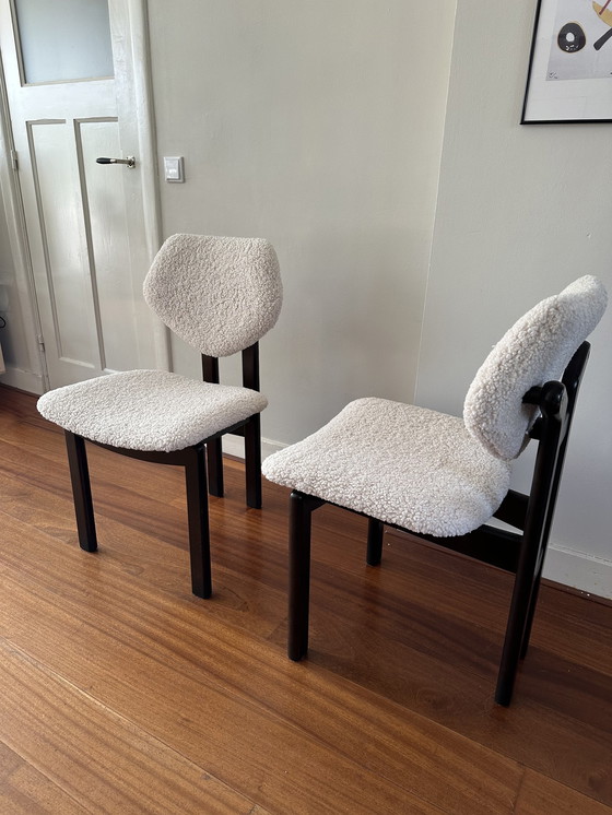 Image 1 of 4x chaise de salle à manger vintage