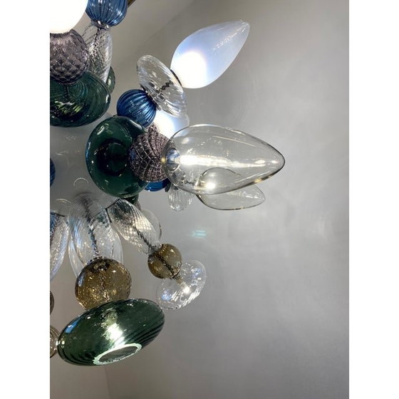 Image 1 of Contemporary Sputnik Murano Glass Chandelier