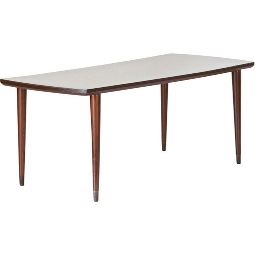 Scandinavian vintage wood coffee table, 1960