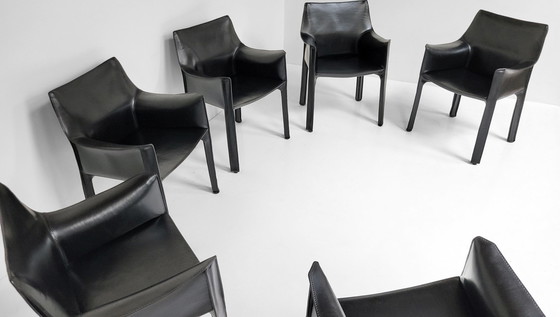 Image 1 of 13x Cassina cab chairs by Mario Bellini