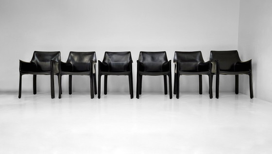 Image 1 of 13x Cassina cab chairs by Mario Bellini