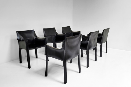 Image 1 of 13x Cassina cab chairs by Mario Bellini