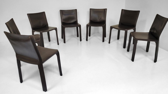 Image 1 of 13x Cassina cab chairs by Mario Bellini