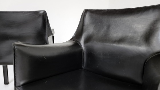 Image 1 of 13x Cassina cab chairs by Mario Bellini