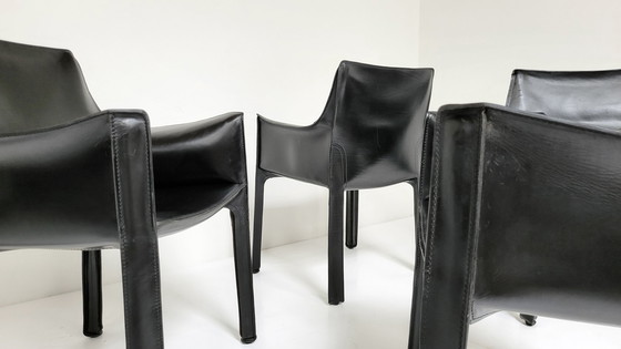 Image 1 of 13x chaises cabines Cassina de Mario Bellini