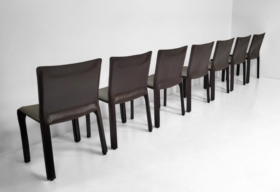 Image 1 of 13x Cassina cab chairs by Mario Bellini