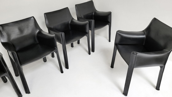 Image 1 of 13x Cassina cab chairs by Mario Bellini