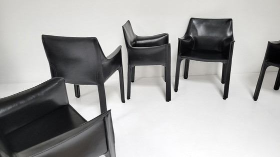 Image 1 of 13x Cassina cab chairs by Mario Bellini