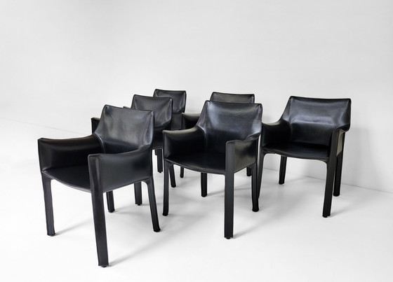 Image 1 of 13x Cassina cab chairs by Mario Bellini