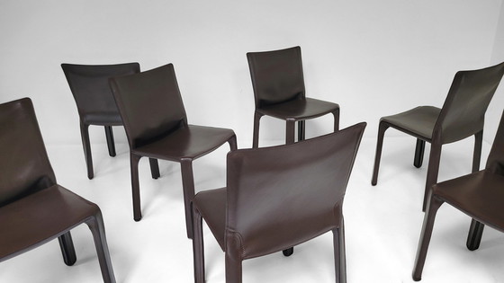 Image 1 of 13x Cassina cab chairs by Mario Bellini