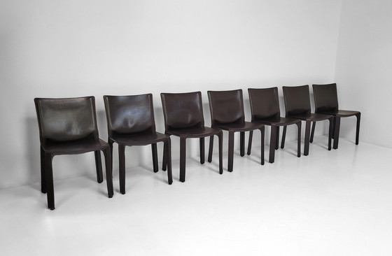 Image 1 of 13x Cassina cab chairs by Mario Bellini