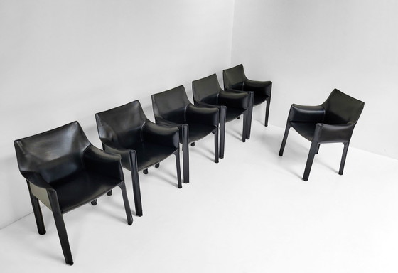 Image 1 of 13x Cassina cab chairs by Mario Bellini