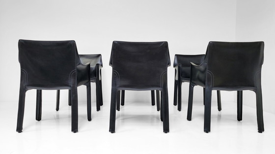 Image 1 of 13x Cassina cab chairs by Mario Bellini