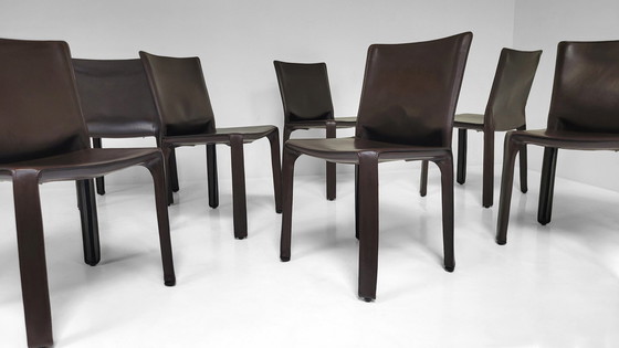 Image 1 of 13x Cassina cab chairs by Mario Bellini