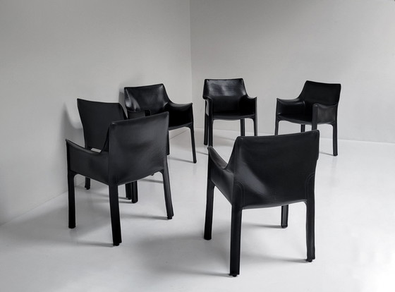 Image 1 of 13x Cassina cab chairs by Mario Bellini