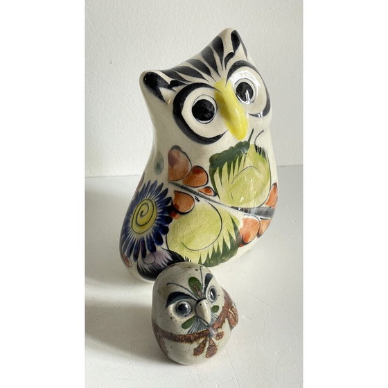 Image 1 of Pair of vintage ceramic owls