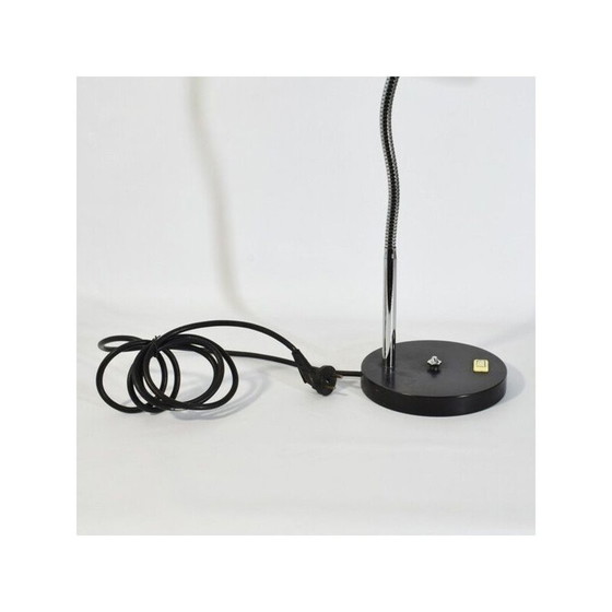 Image 1 of Lampada vintage Philips in metallo laccato nero, 1950