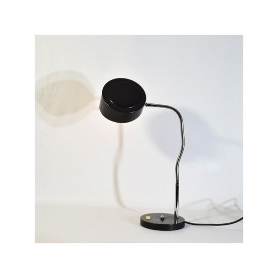 Image 1 of Lampada vintage Philips in metallo laccato nero, 1950