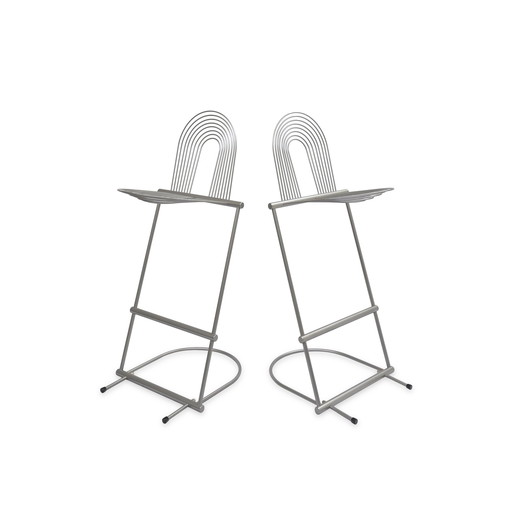 2X Rosenthal Swing Lübke | Design Barstool Chair