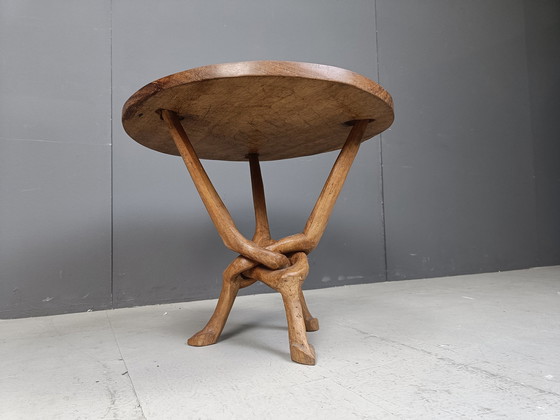 Image 1 of Vintage Tribal Art African Side Table, 1960S