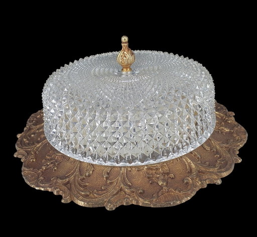 2100 Baroque Hollywood Regency Style Ceiling Light