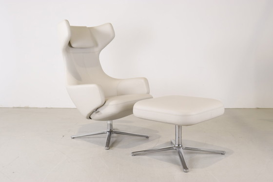 Image 1 of Vitra Grand Repos armchair + Ottoman