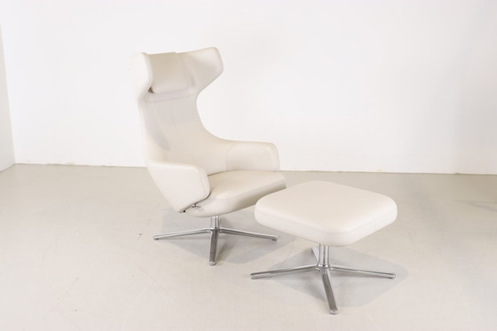 Image 1 of Vitra Grand Repos armchair + Ottoman