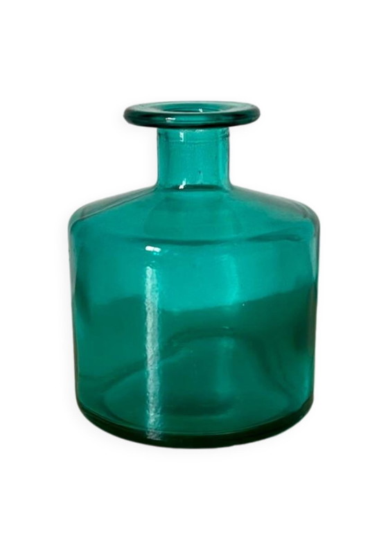 Image 1 of Low Blue Vase