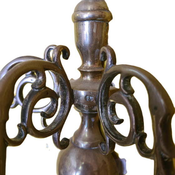 Image 1 of Vintage brass wall sconce