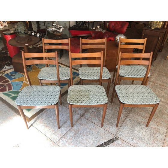 Image 1 of Set of 6 vintage chairs, 1960
