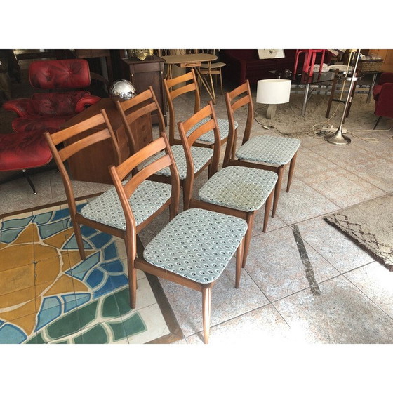 Image 1 of Set of 6 vintage chairs, 1960