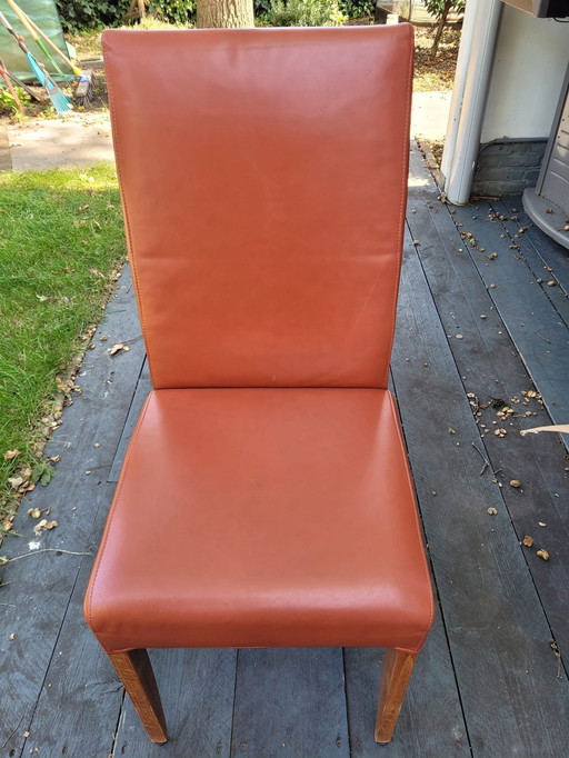 4x Avanti Leather Dining Chairs