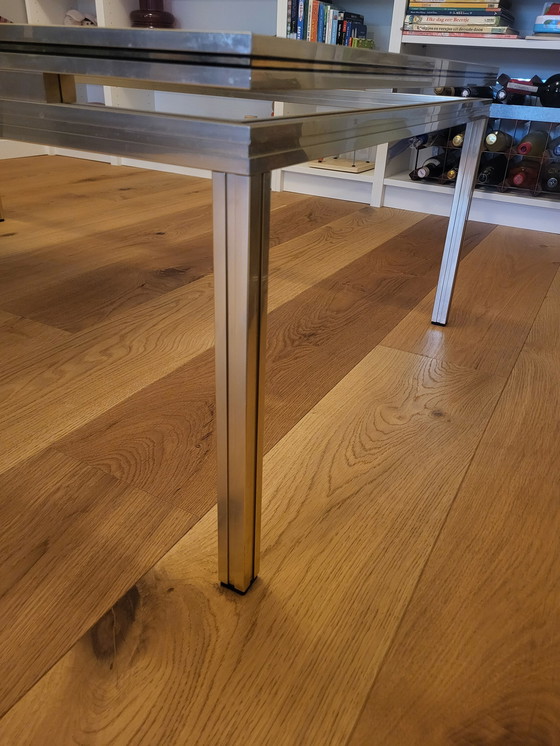 Image 1 of Pierre Vandel vintage coffee table hollywood regency gold