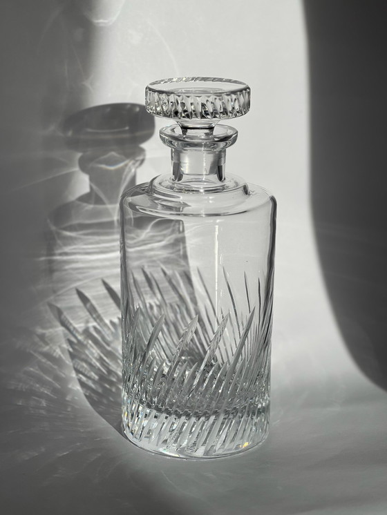 Image 1 of Vintage handmade hand-cut whiskey set 2+1