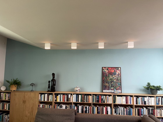 Image 1 of 6x Groove Ceiling Fixture White Tossb