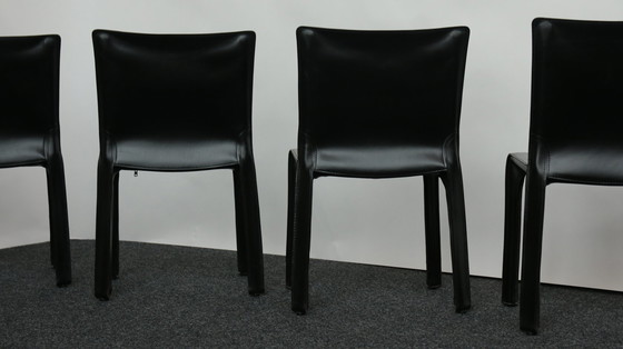 Image 1 of 4x Cassina Mario Bellini 'CAB 412' stoelen