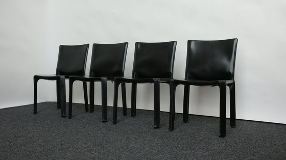 Image 1 of 4x Cassina Mario Bellini 'CAB 412' tabourets