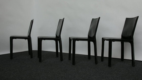 Image 1 of 4x Cassina Mario Bellini 'CAB 412' tabourets