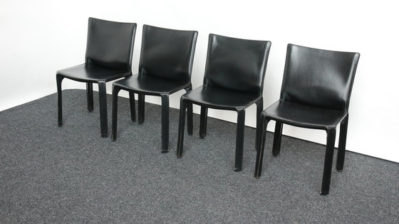 Image 1 of 4x Cassina Mario Bellini 'CAB 412' tabourets