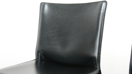 Image 1 of 4x Cassina Mario Bellini 'CAB 412' tabourets