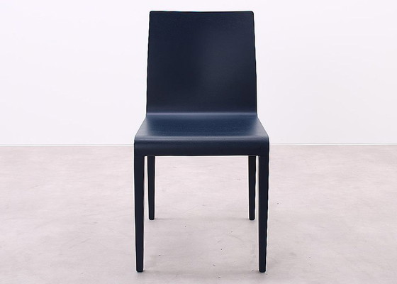 Image 1 of 4X Pedrali Young 420 Chair Dark Blue