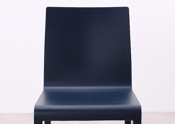 Image 1 of 4X Pedrali Young 420 Chair Dark Blue