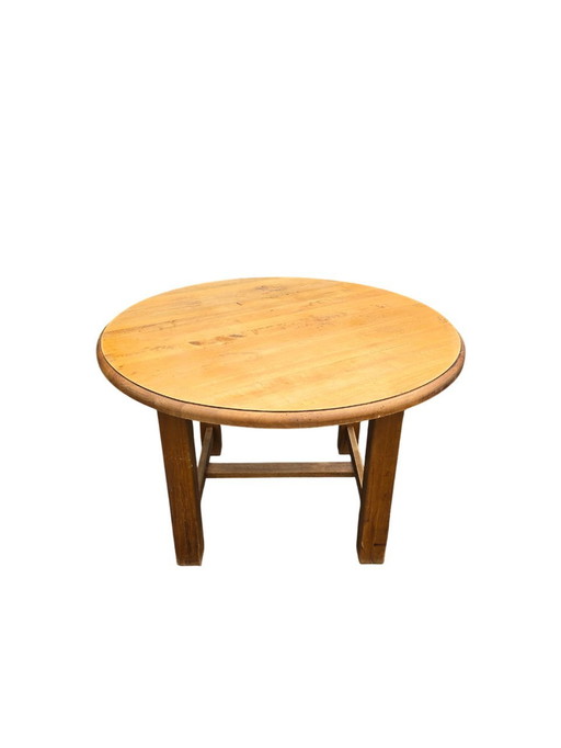 Round Solid Oak Table