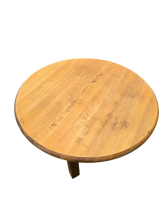 Image 1 of Round Solid Oak Table