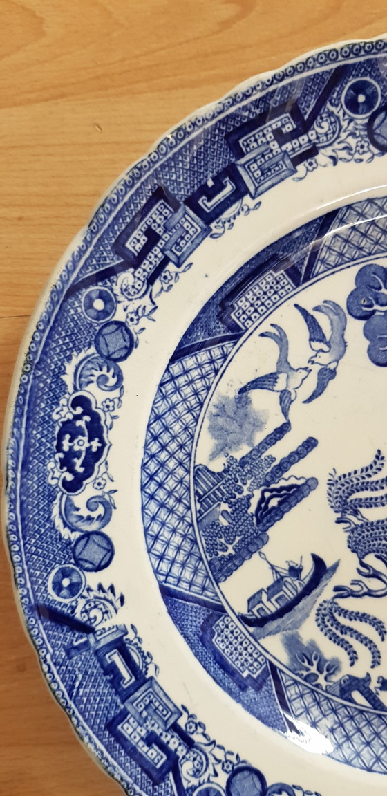 Image 1 of English opaque porcelain plate j Vieillard Johnston in Bordeaux