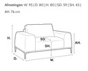 Chaise pivotante Eichholtz Mirage