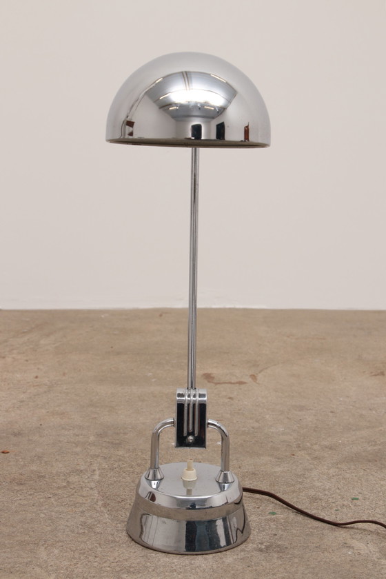 Image 1 of Original Jumo 600 Chrome Lamp Selected by Charlotte Perriand.