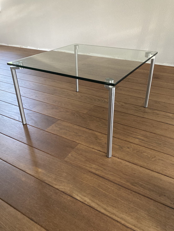 Image 1 of Table basse Montel verre et chrome