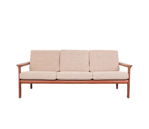 Komfort 3-seater teak sofa, Denmark 1960s